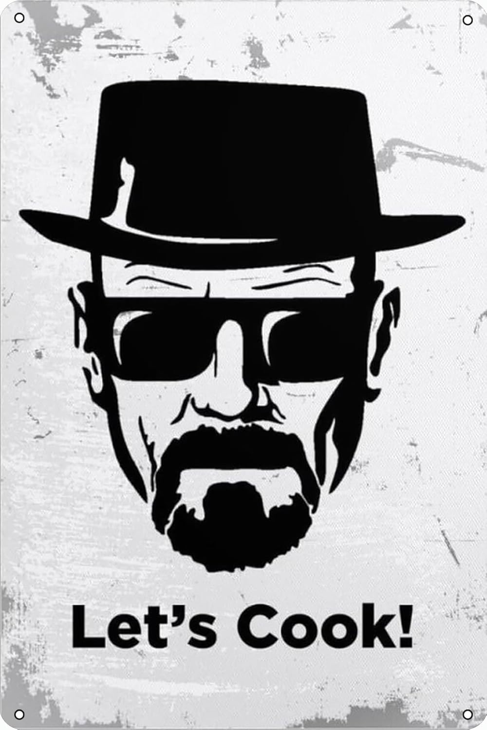 Home Cooking Shows - Винтажный металлический плакат Heisenberg Lets Cook
