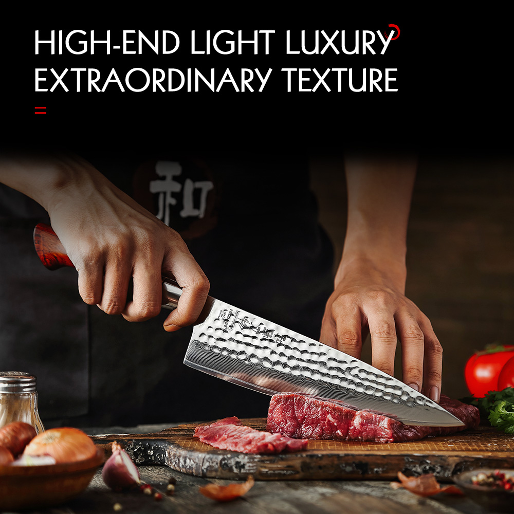 Шеф-нож HEZHEN 8,5 дюйма, 73 с – обзор и цена Wok Carbon Steel